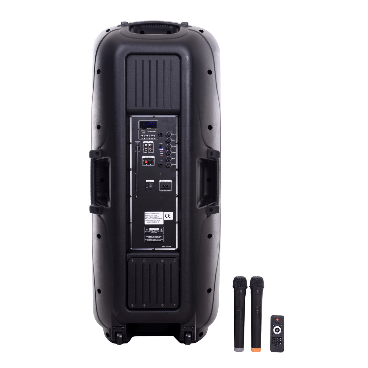 Boxa Bluetooth Activa 800W, Karaoke, Radio Card, USB, MP3, 2 Microfoane Wireless, Telecomanda